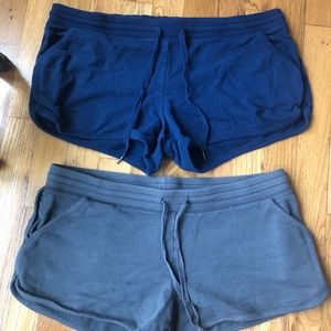 Two Pairs of Lounge/Exercise Shorts